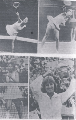 Крис Эверт прошла долгий путь от ученицы в теннисной школе своего 
отца до первой ракетки мира